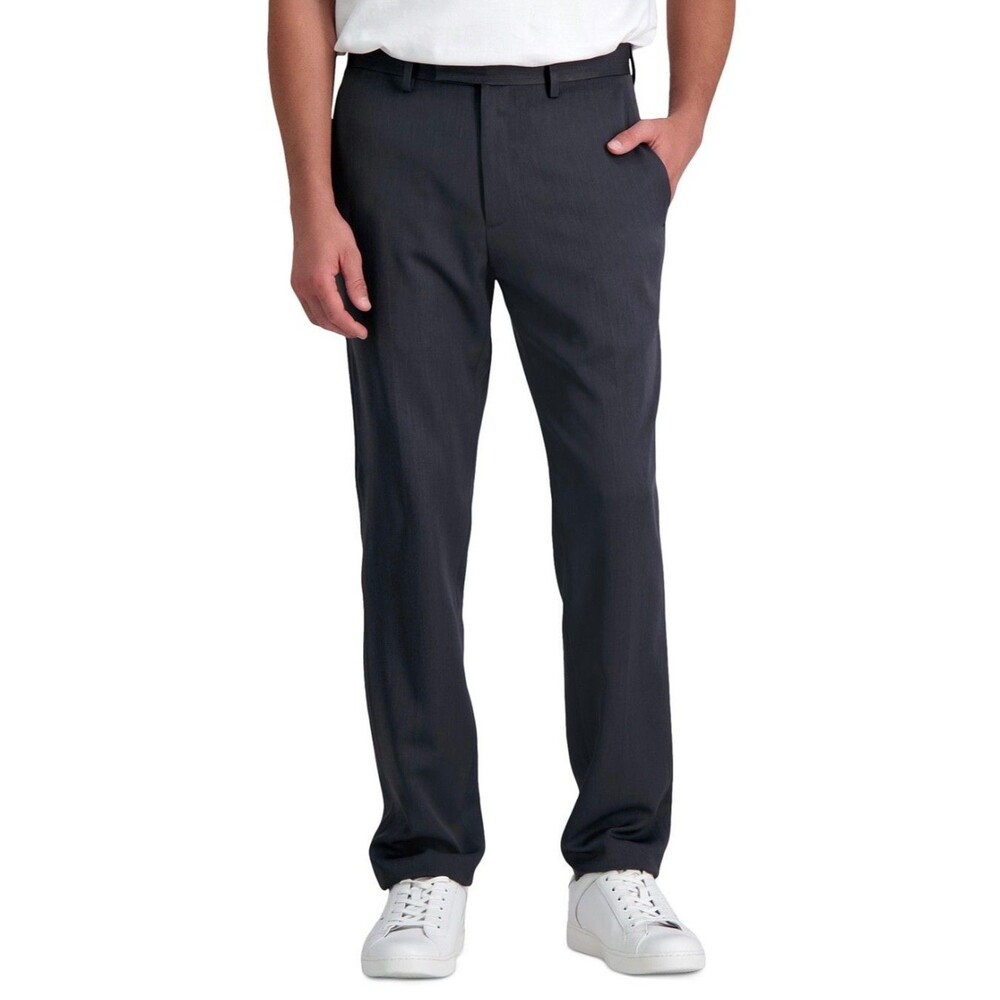 $85 NEW KENNETH COLE REACTION Mens 38x30 Gray Urban Heather Dress Pants/Slacks